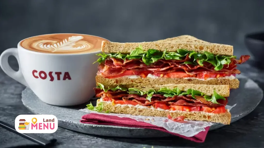 Costa Coffee Menu Prices 2024