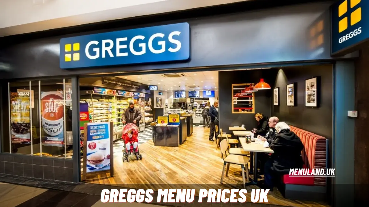 Greggs Menu with Prices in UK