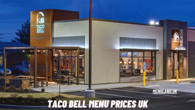 Taco Bell Menu Prices in UK