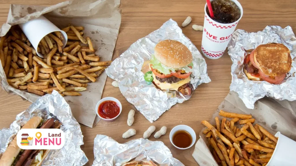 Five Guys Menu Prices 2024