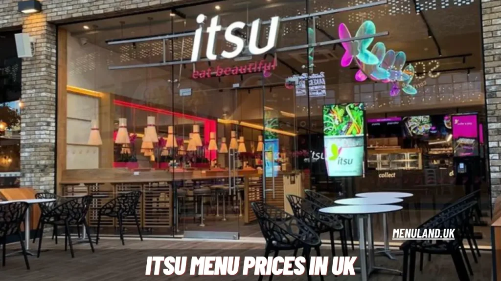 Itsu Menu Prices in UK