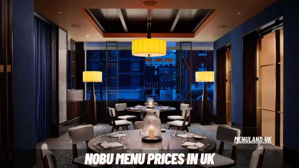 Nobu Menu Prices 2024