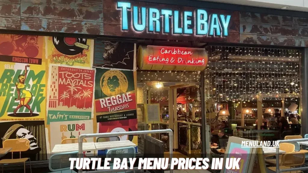 Turtle Bay Menu Prices in UK