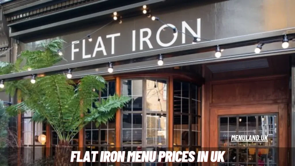 Flat Iron Menu Prices