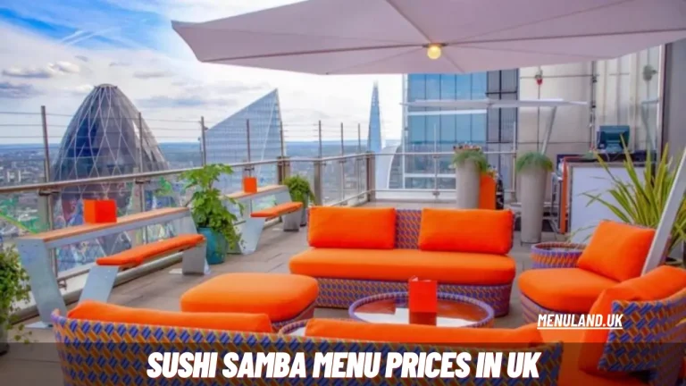 Sushi Samba Menu Prices 