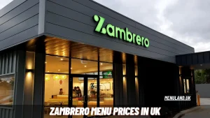 Zambrero Menu Prices in UK