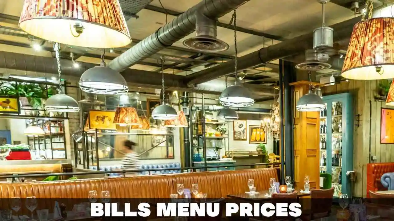 Bills Menu Prices