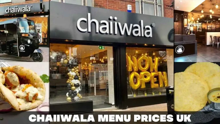 Chaiiwala Menu Prices UK