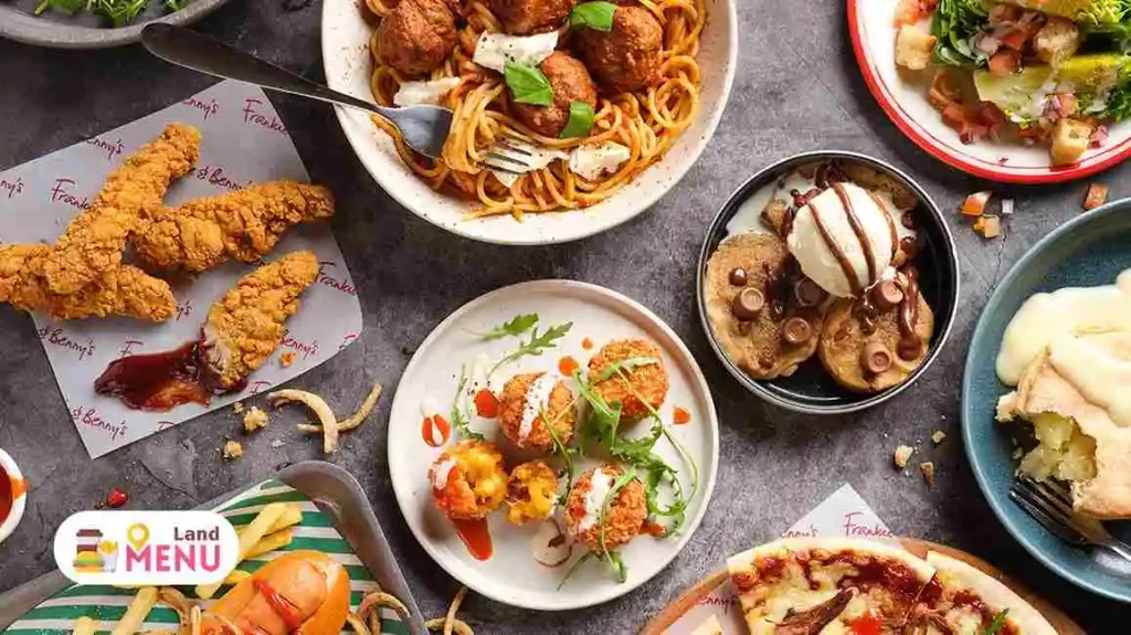 Frankie & Benny’s Menu Prices in UK 2025