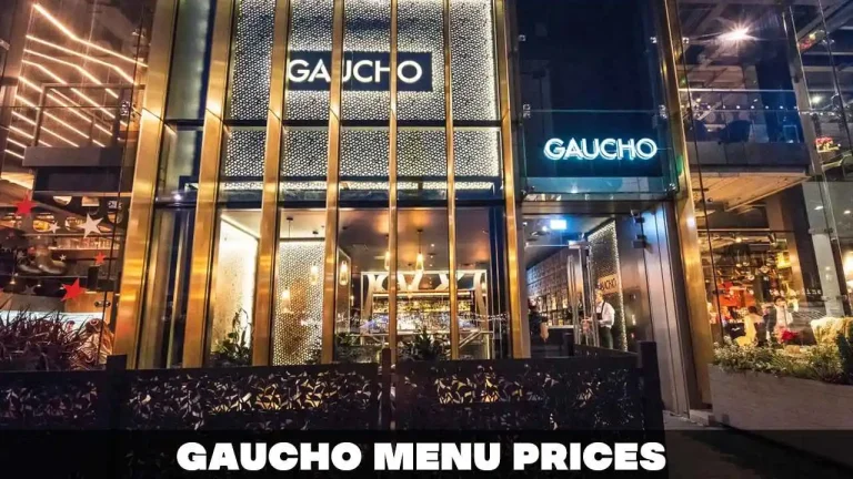 Gaucho Menu Prices