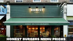 Honest Burgers Menu Prices