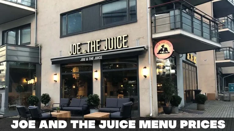 Joe and the Juice Menu Prices