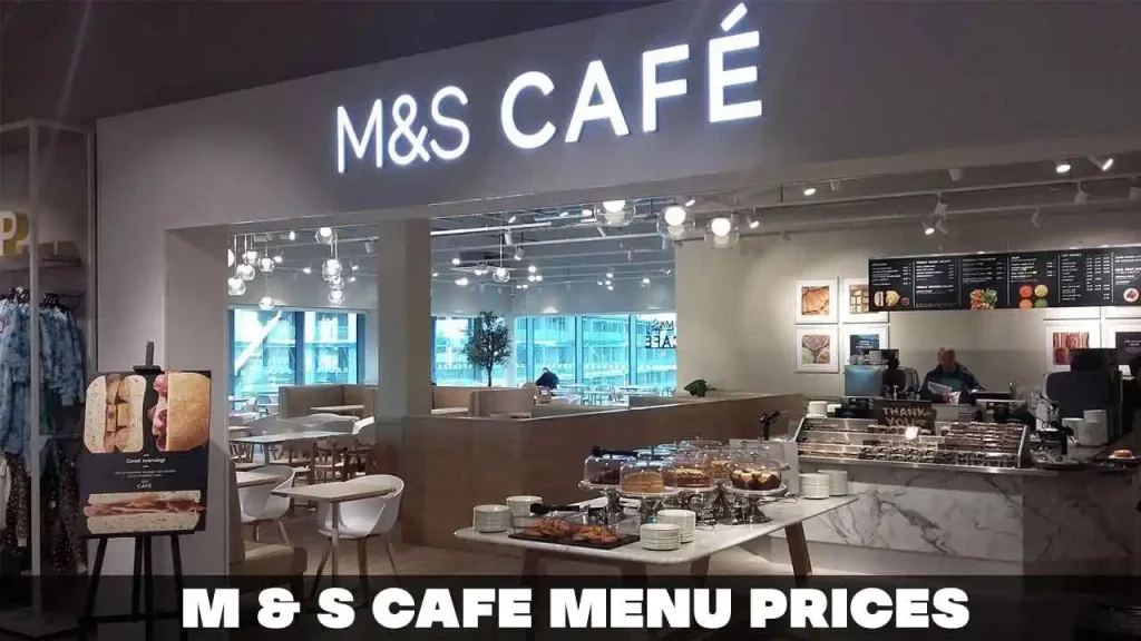 M & S Cafe Menu Prices