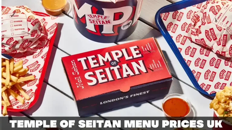 Temple of Seitan Menu Prices UK