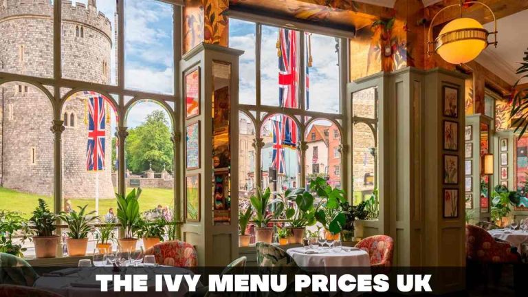 The Ivy Menu Prices UK Updated Ratelist 2025