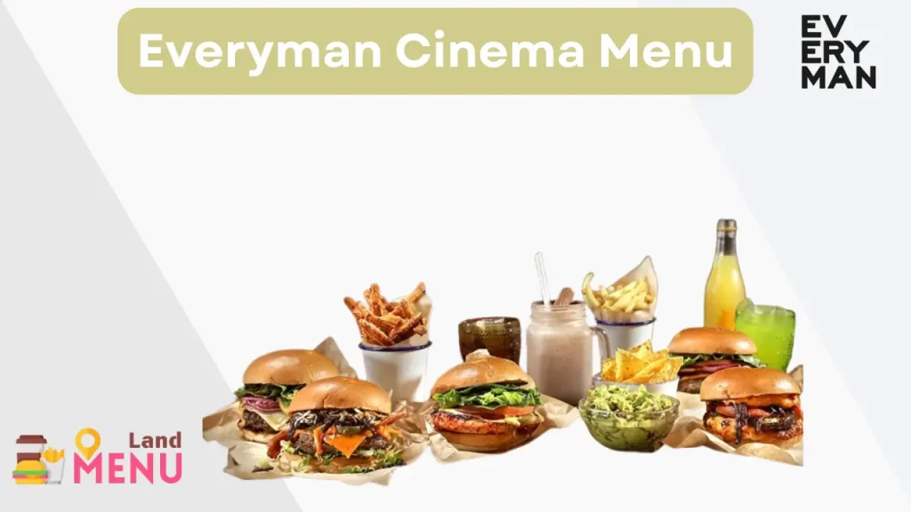 everyman cinema menu with Prices