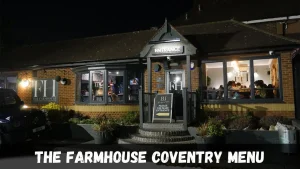 farmhouse coventry Menu With prices