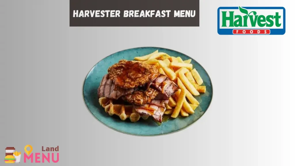 harvester breakfast Menu