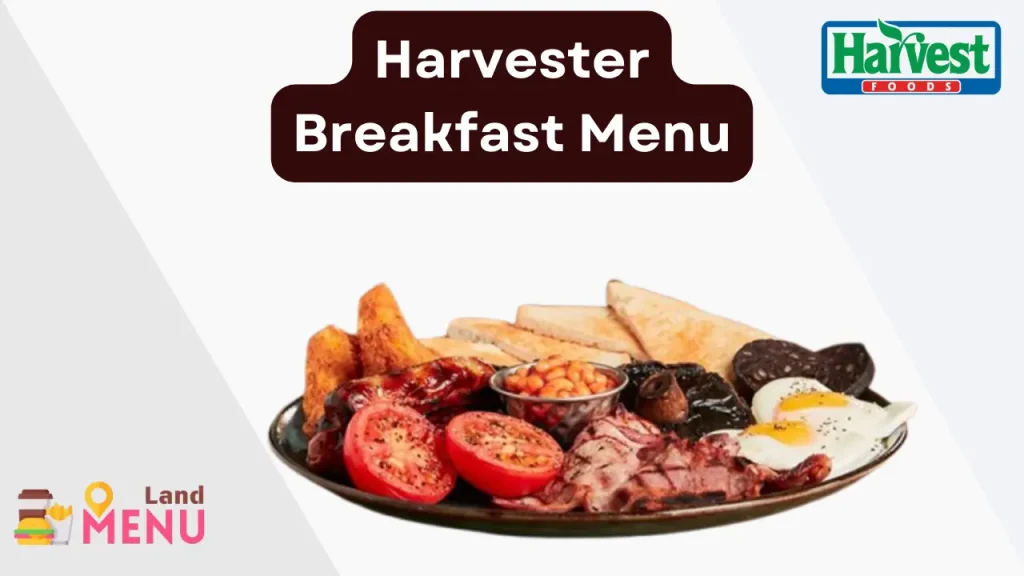 harvester breakfast menu with prices