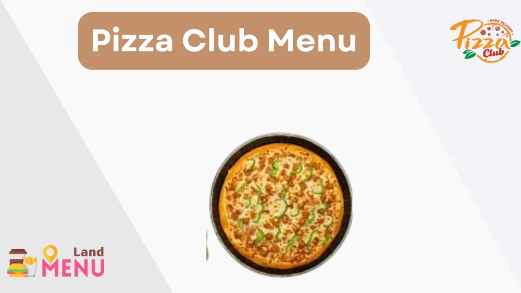 pizza club menu