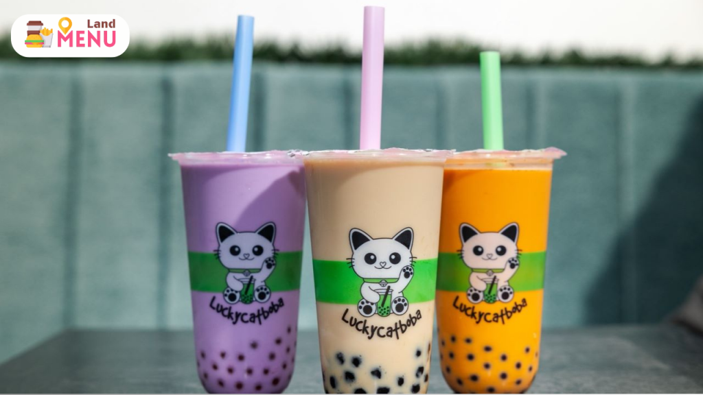 Lucky Cat Boba Menu