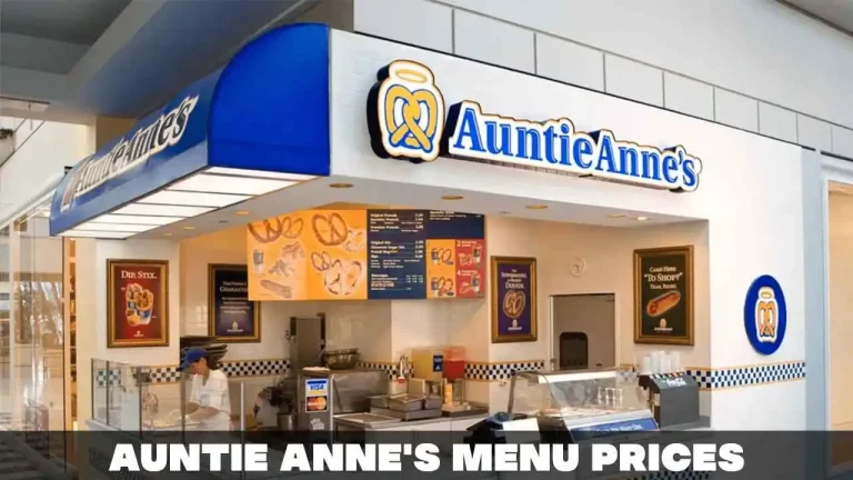 Auntie Anne's Menu Prices